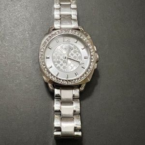 Coach Women's 14501699 Mini Boyfriend Silver Tone Bracelet Watch